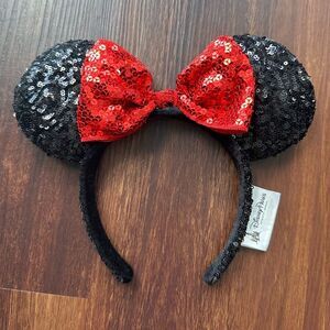 Disney Parks Sequin Minnie Mouse Ears Headband - Worn Twice